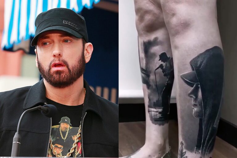 Eminem Fan Breaks World Record With 16 Tattoos of Em’s Face