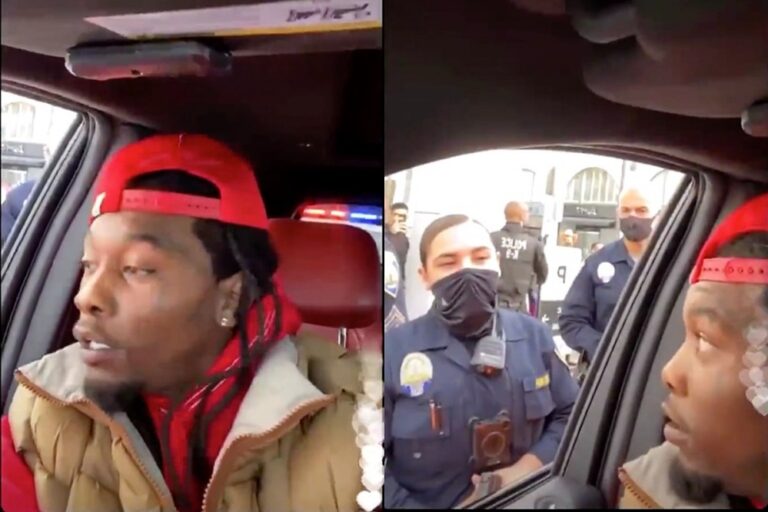 Offset Handcuffed on Livestream After Allegedly Waving Gun at Trump Supporters
