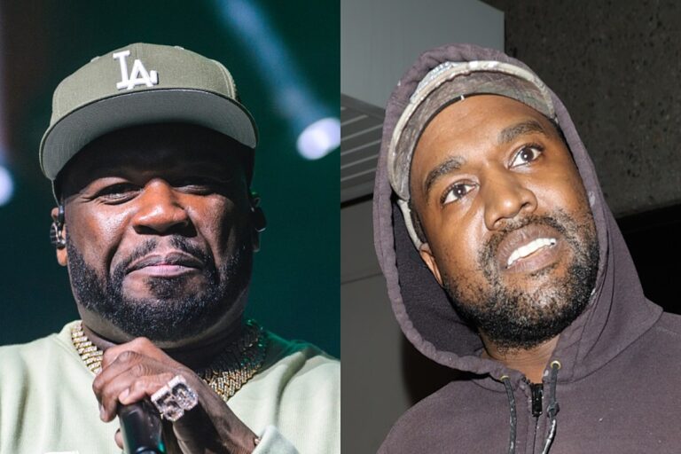 50 Cent Clowns Kanye West Over Reports of Lawyers Dropping Ye