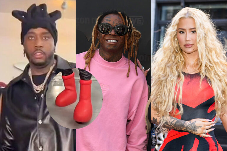 Rappers Wearing MSCHF’s Viral Big Red Boots
