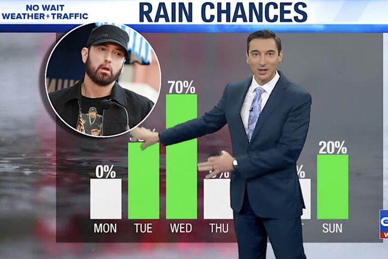 Meteorologist Sneaks Eminem Lyrics Into Weather Forecast – Watch