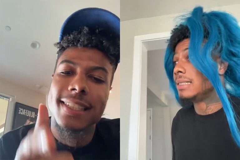 Blueface Throws on a Wig to Troll Chrisean Rock in New Video
