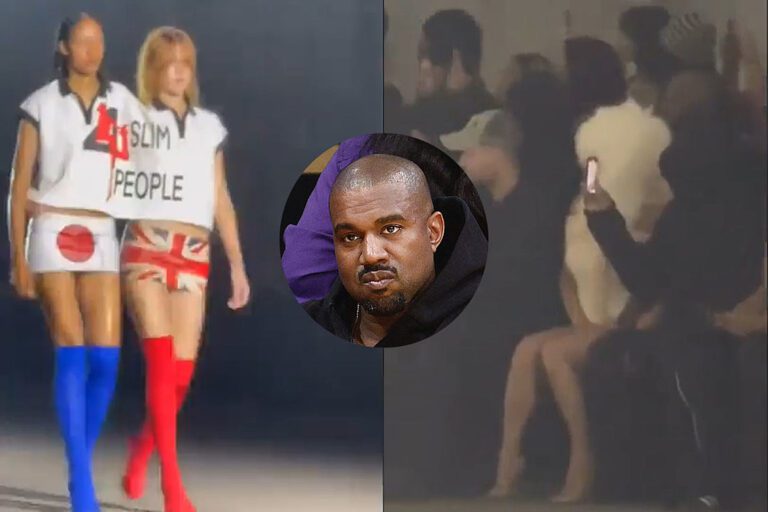 Kanye West Previews New Music at London Fashion Show