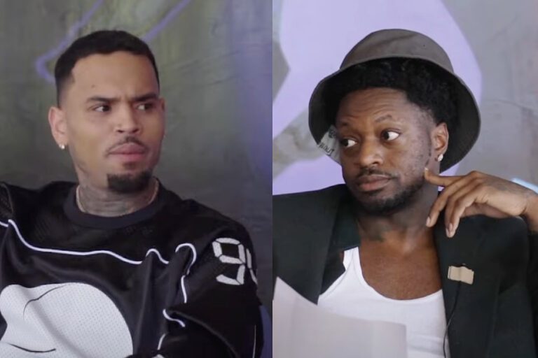 Chris Brown Asks Funny Marco About G Herbo During Interview