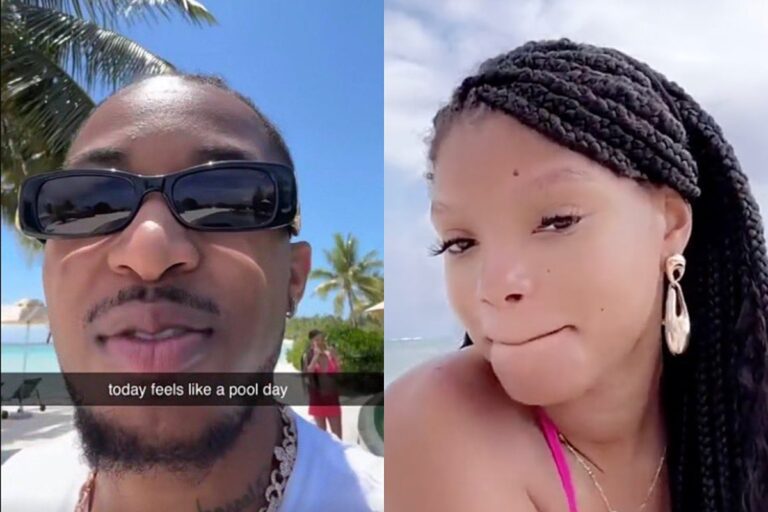 DDG Posts Video Showing Halle Bailey Alleged Pregnant Stomach