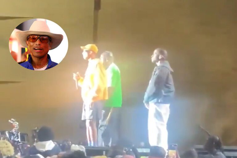 Pharrell Angrily Storms Off Stage After Fans Start Throwing Items