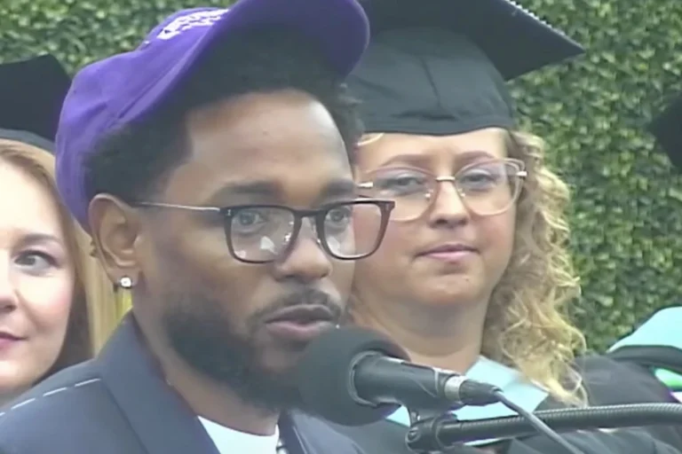 Kendrick Lamar Surprises Graduates With Speech at Compton College