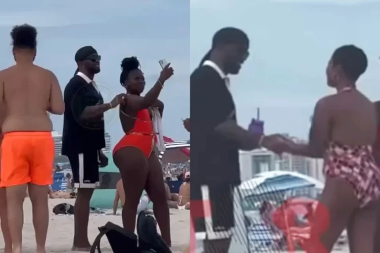 Diddy Spotted Posing for Photos With Female Fans on Miami Beach