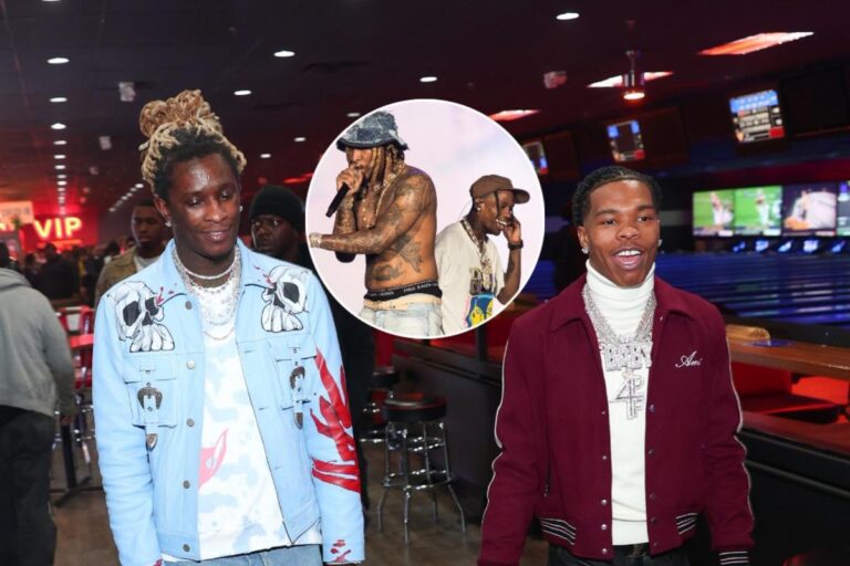 Young Thug Hits the Studio With Lil Baby, Future and Travis Scott