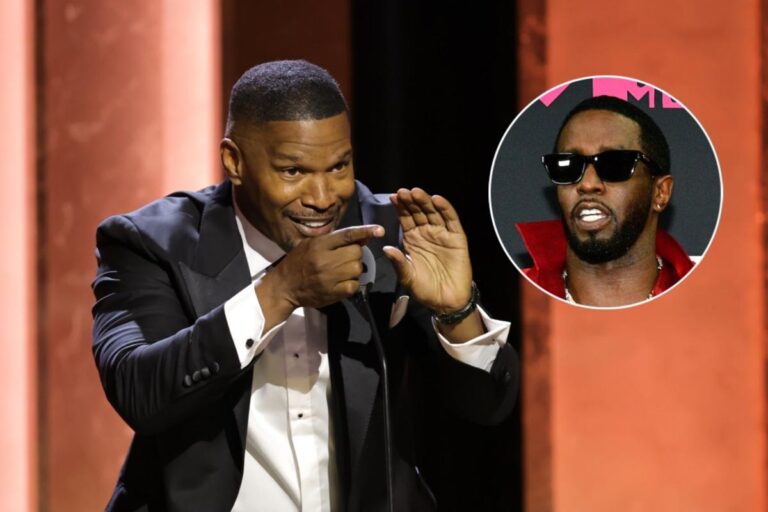 Jamie Foxx Roasts Diddy, Addresses Rumors Mogul Tried to Kill Him