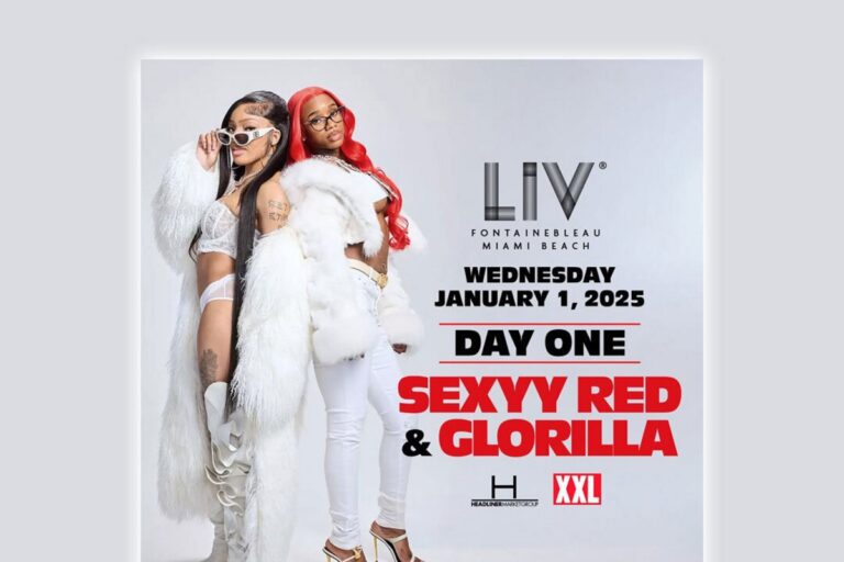 Get Tix to See GloRilla and Sexyy Red at LIV Miami on New Year’s