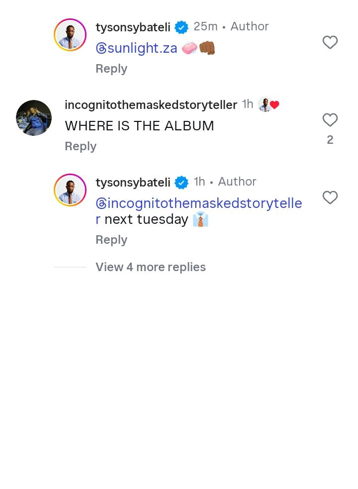 Tyson Sybateli Album Tease